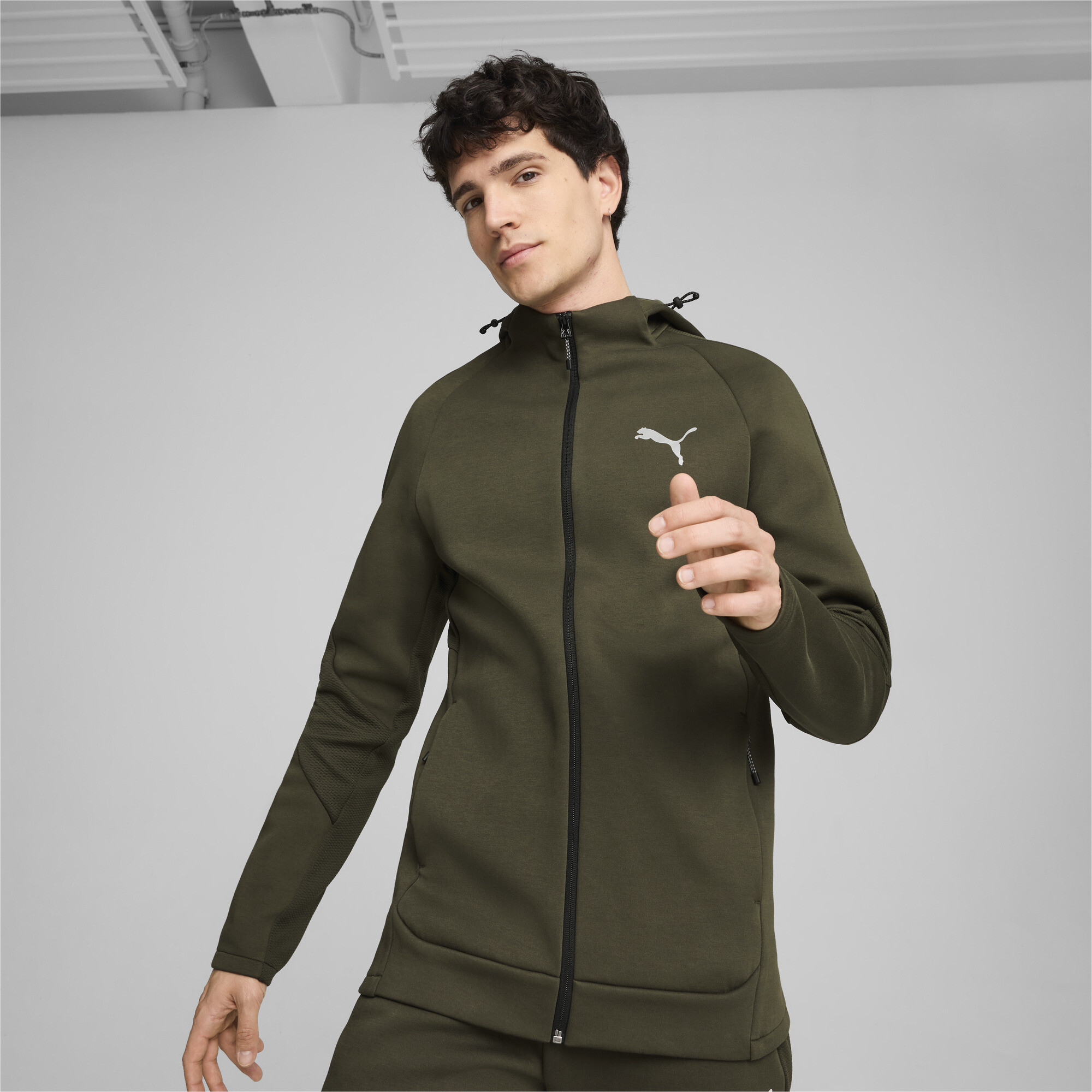EVOSTRIPE Full-Zip Hoodie DK Dark Olive in Georgia for the price