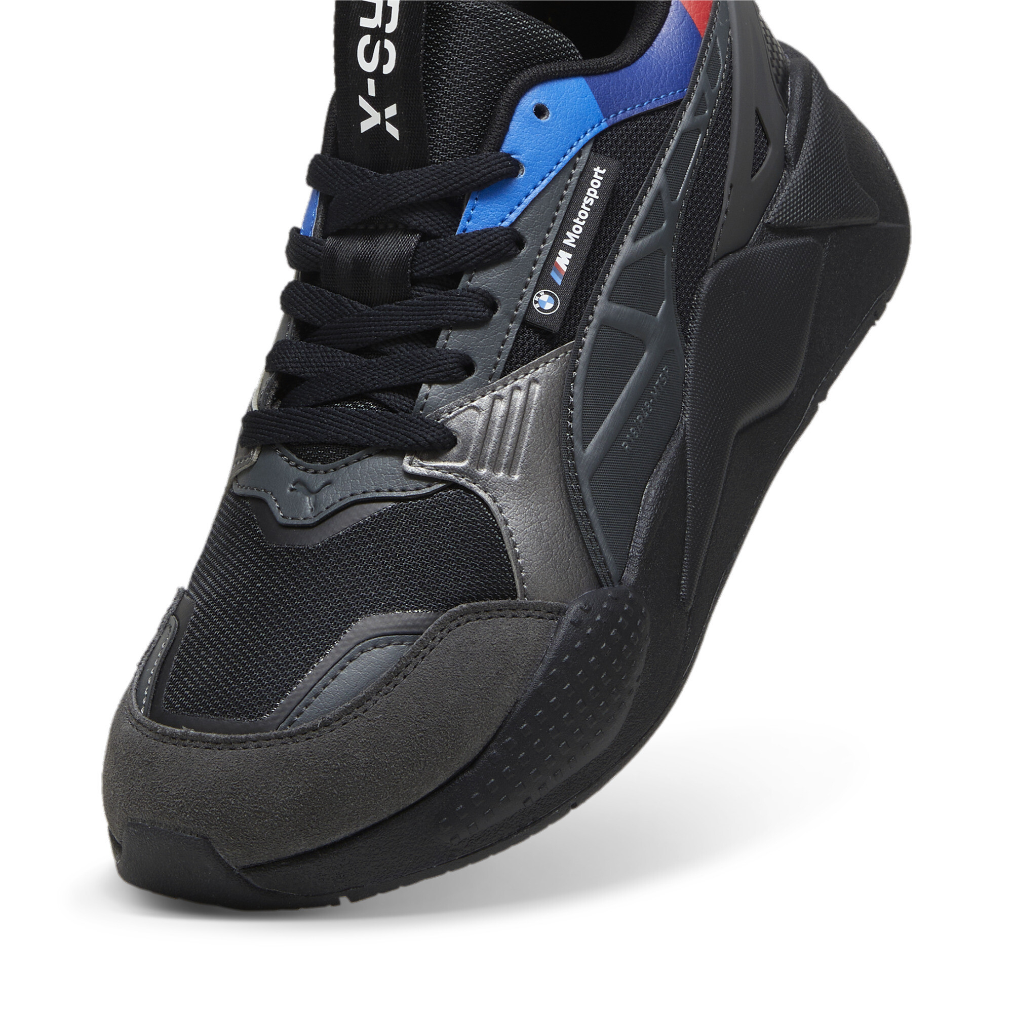 mms様 PUMA Bmw Mms Rider Fv Lace Up Youth Boys Blue Sneakers