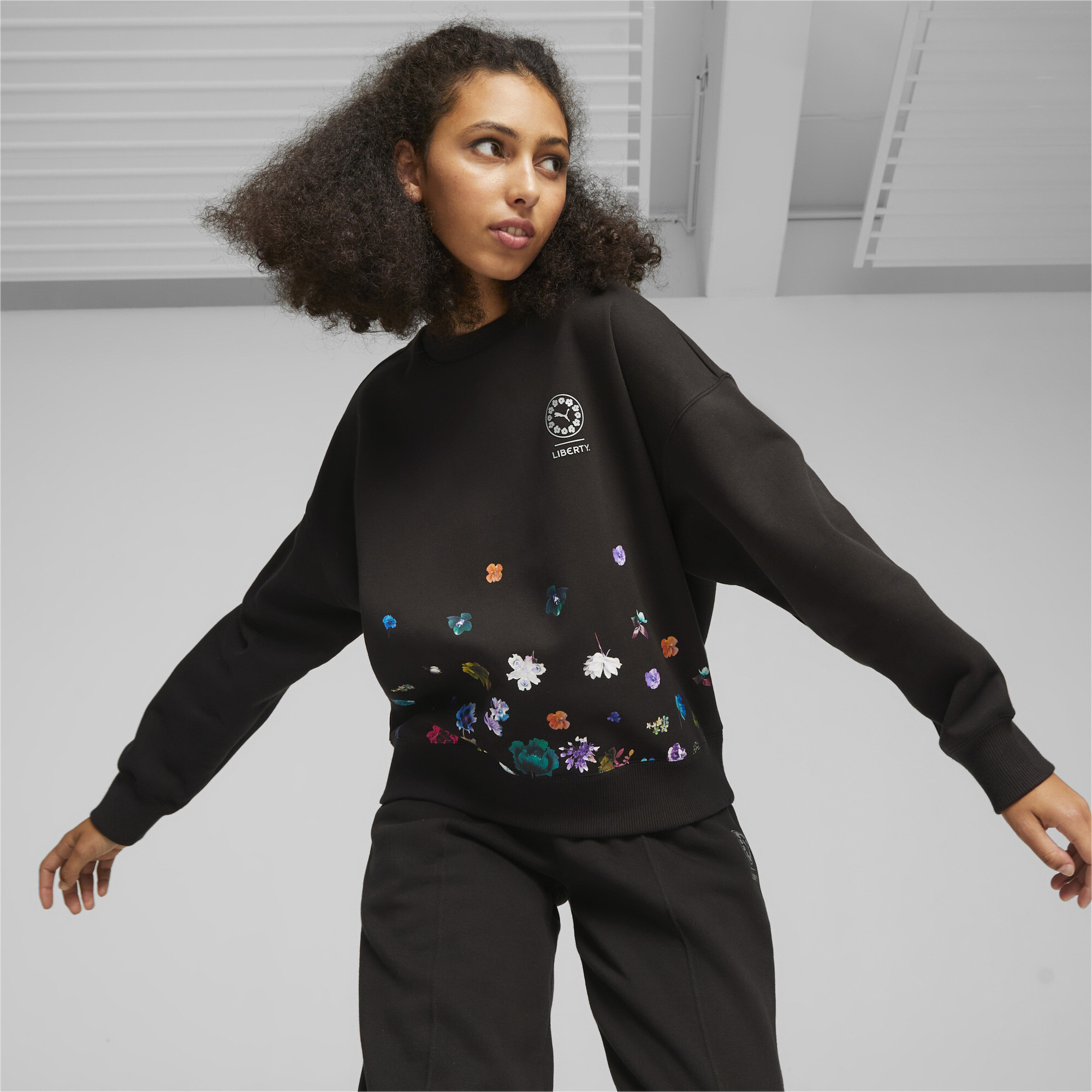 【美品】PUMA LIBERTY ヨガウェアセット　Mサイズ PUMA X LIBERTY Oversized Crew FL PUMA Bl in Georgia for the price