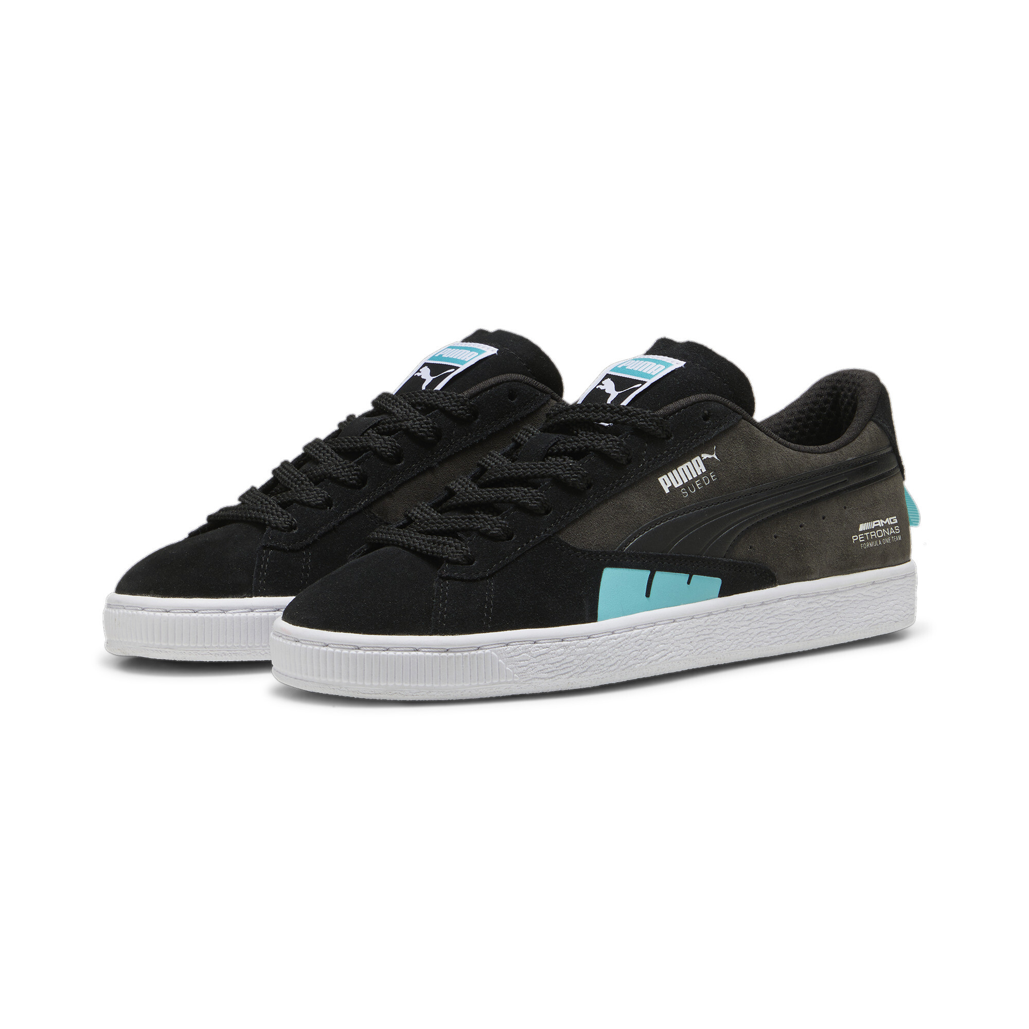 puma suede black black